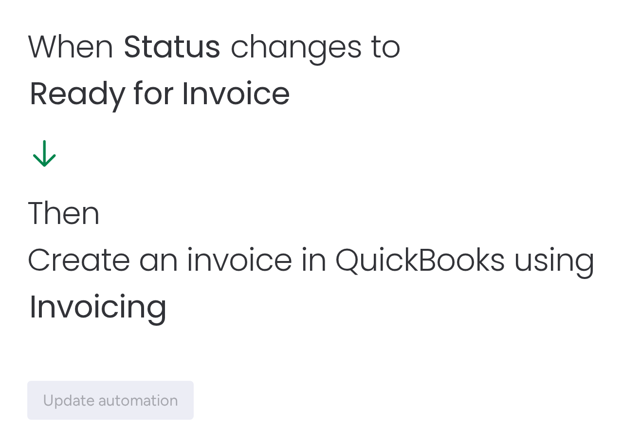 Create an invoice in QuickBooks using Invoicing